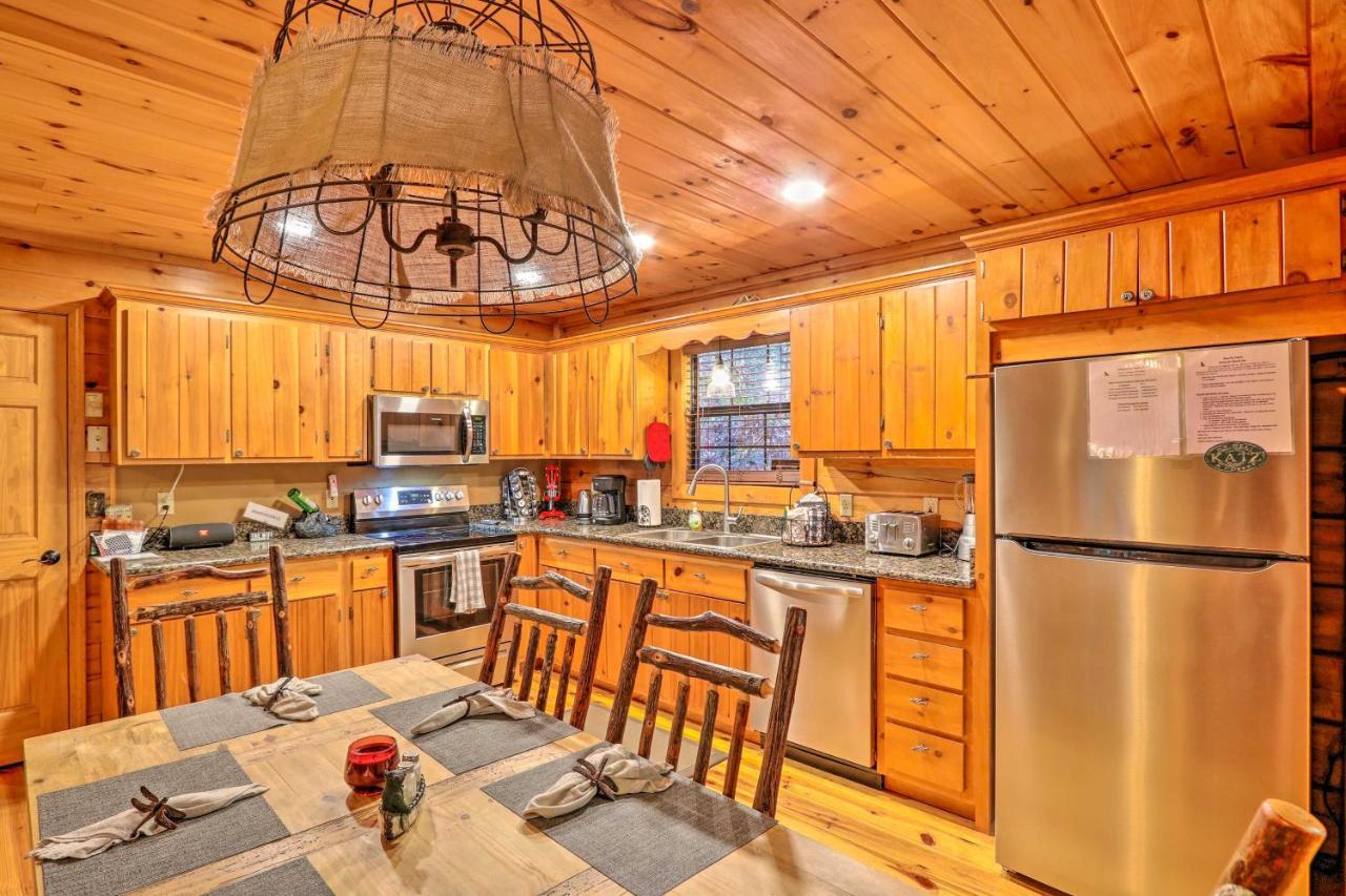 Luxe Fightingtown Creek Cabin 2 King Suites And Spa Epworth Eksteriør bilde