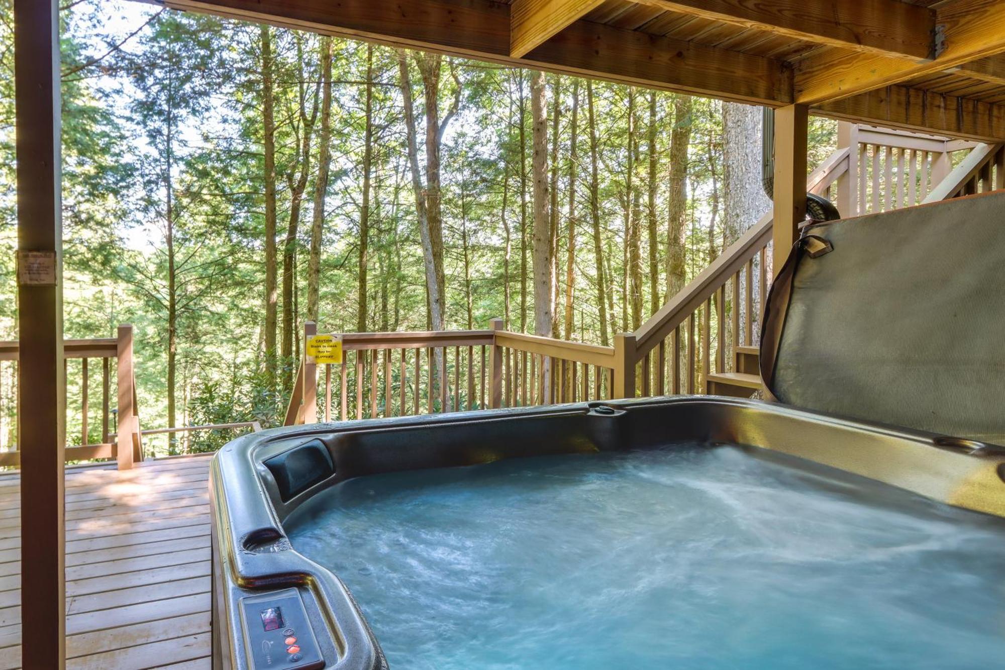 Luxe Fightingtown Creek Cabin 2 King Suites And Spa Epworth Eksteriør bilde