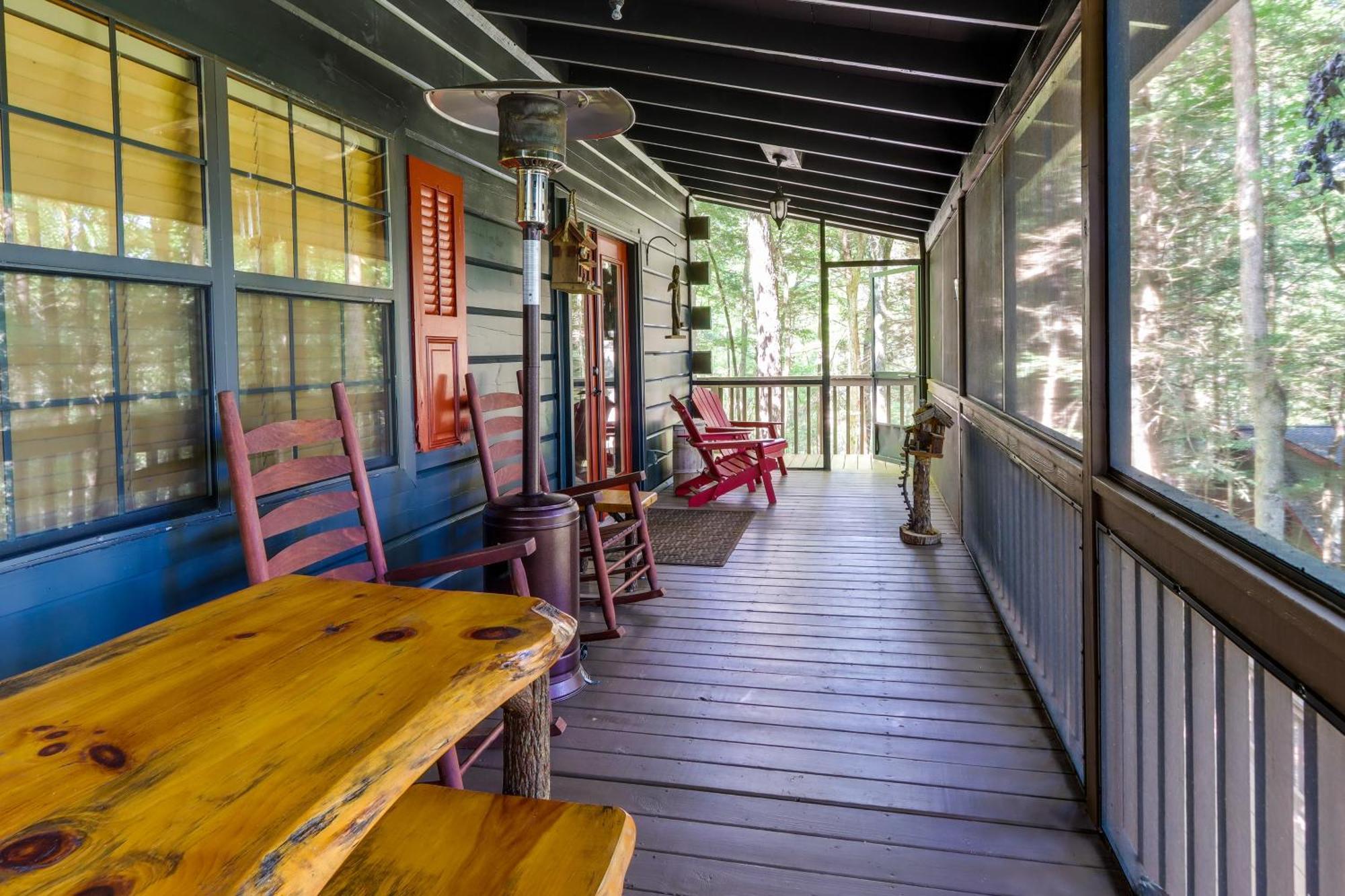 Luxe Fightingtown Creek Cabin 2 King Suites And Spa Epworth Eksteriør bilde