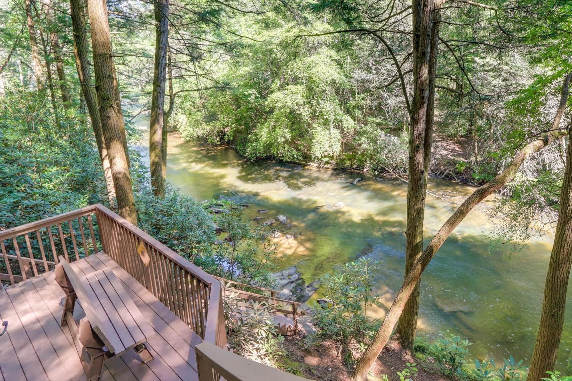 Luxe Fightingtown Creek Cabin 2 King Suites And Spa Epworth Eksteriør bilde