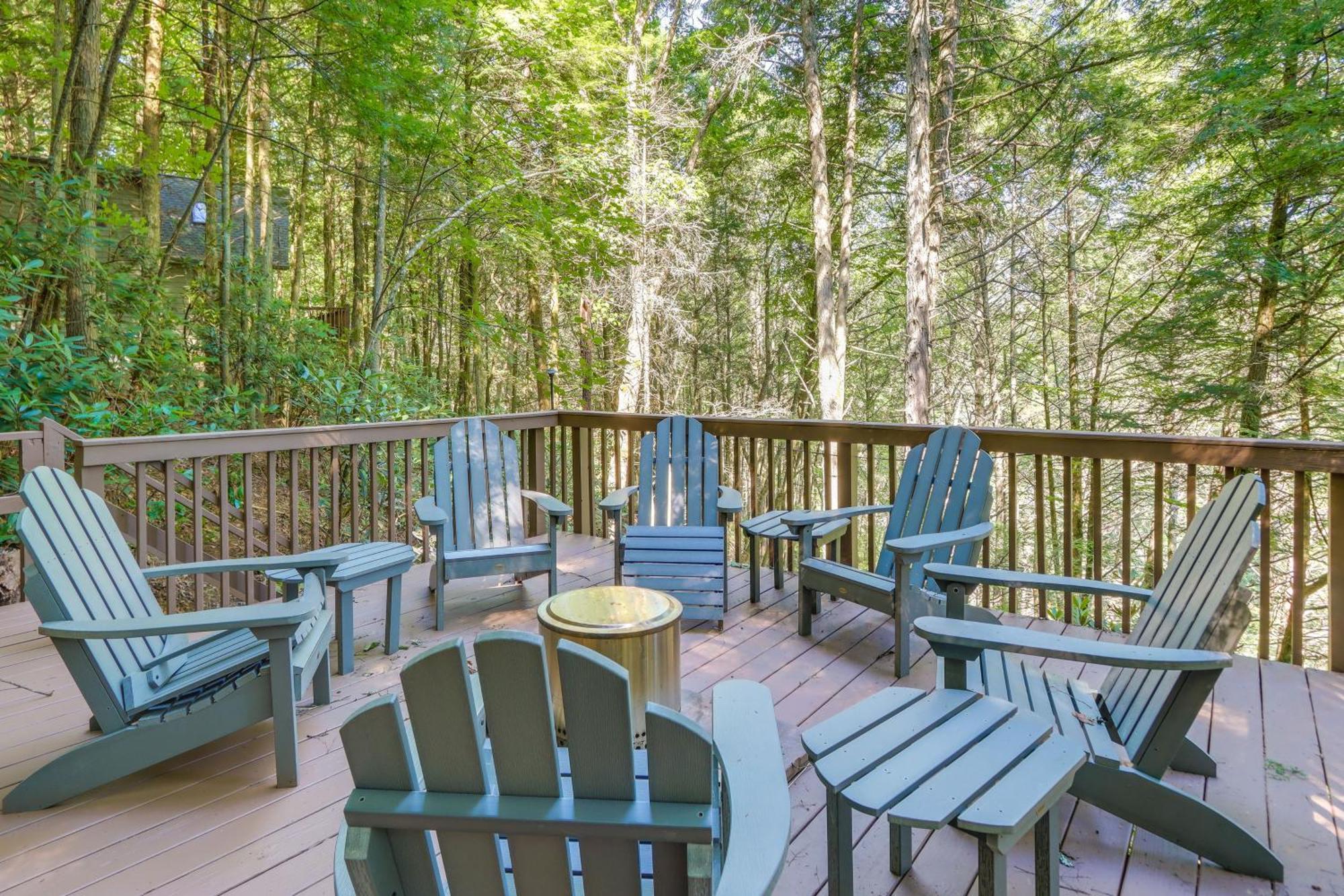 Luxe Fightingtown Creek Cabin 2 King Suites And Spa Epworth Eksteriør bilde