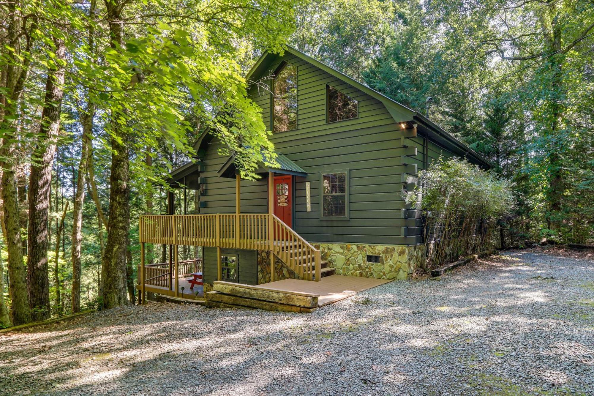 Luxe Fightingtown Creek Cabin 2 King Suites And Spa Epworth Eksteriør bilde
